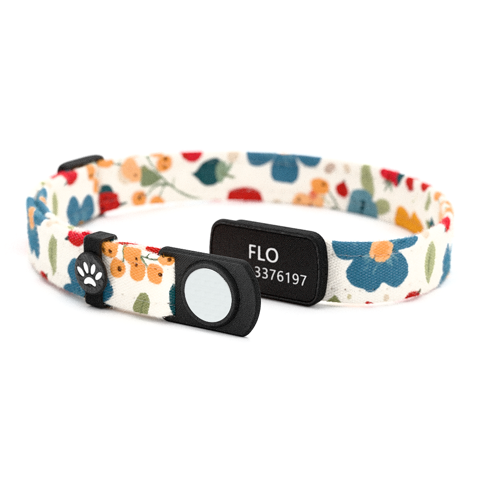 Katzenhalsband "Flo" Blumen & Beeren