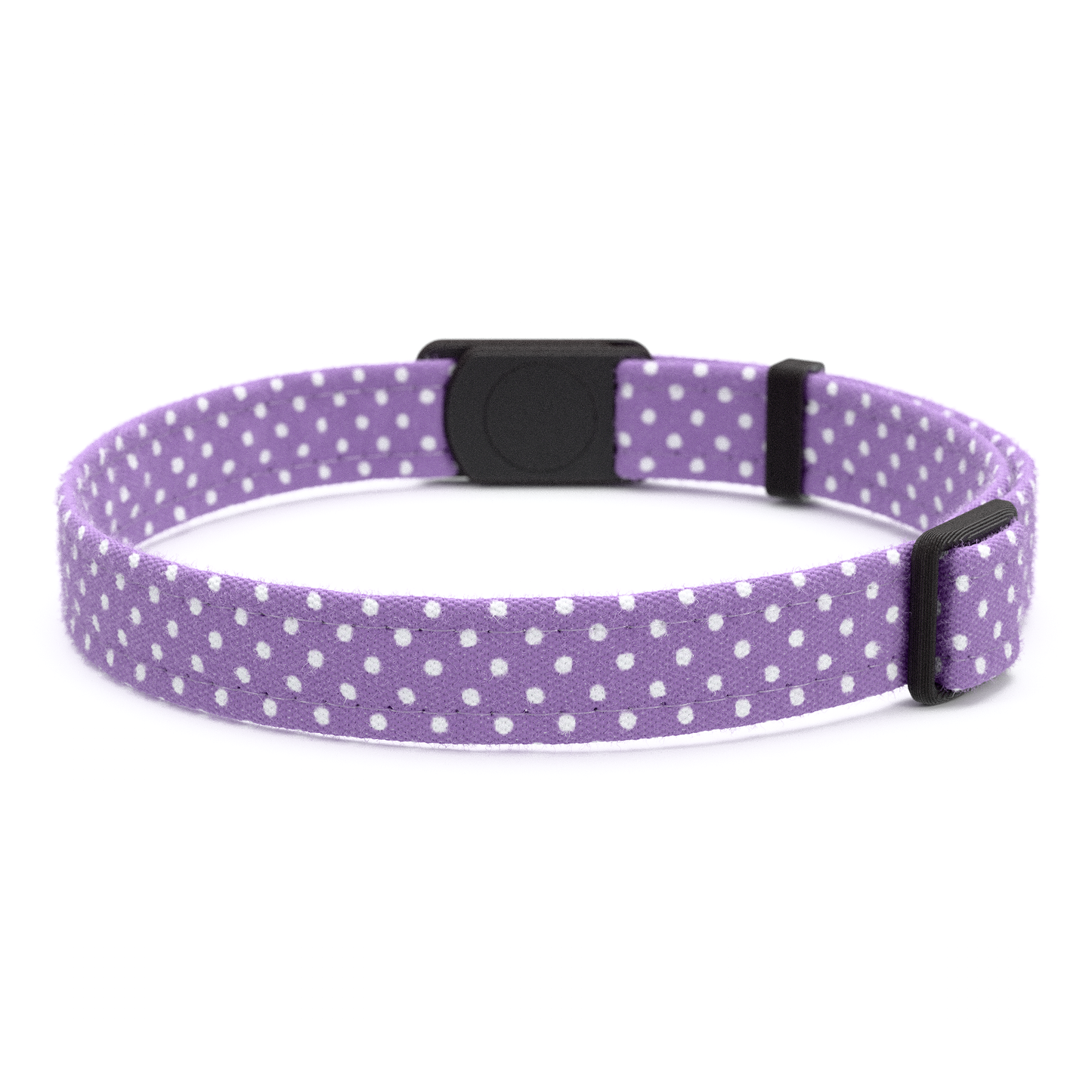 Katzenhalsband "Ammy" Lila Gepunktet