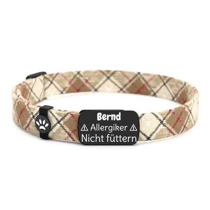 BERND Personalisiertes Katzenhalsband mit Magnetverschluss