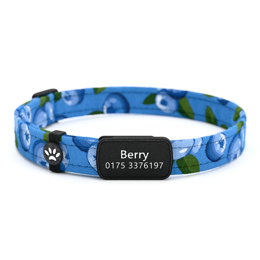 Katzenhalsband "Berry" Blaubeeren