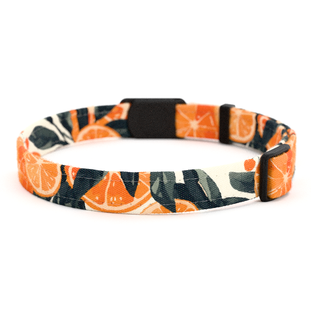 Katzenhalsband "Clemmi" Orangen