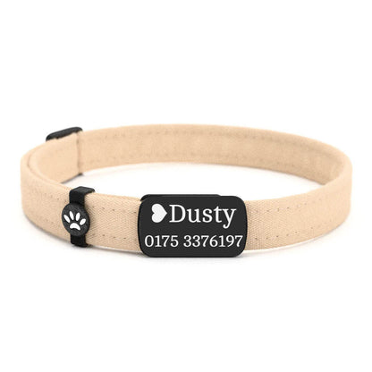 DUSTY Personalisiertes Katzenhalsband mit Magnetverschluss