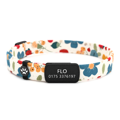 Katzenhalsband "Flo" Blumen & Beeren