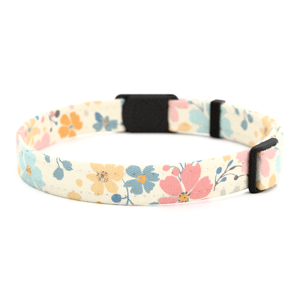 Katzenhalsband "Fiona" Pastel Blumen