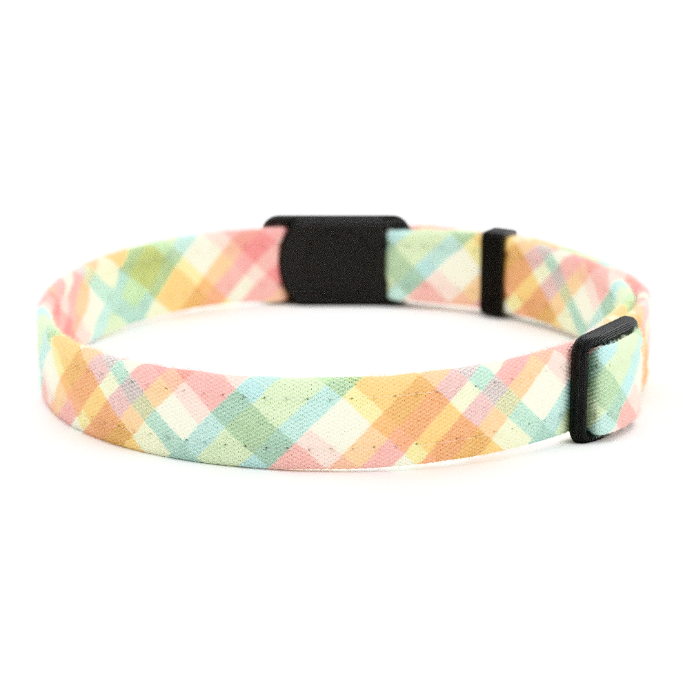 Katzenhalsband "Karo" Pastel kariert