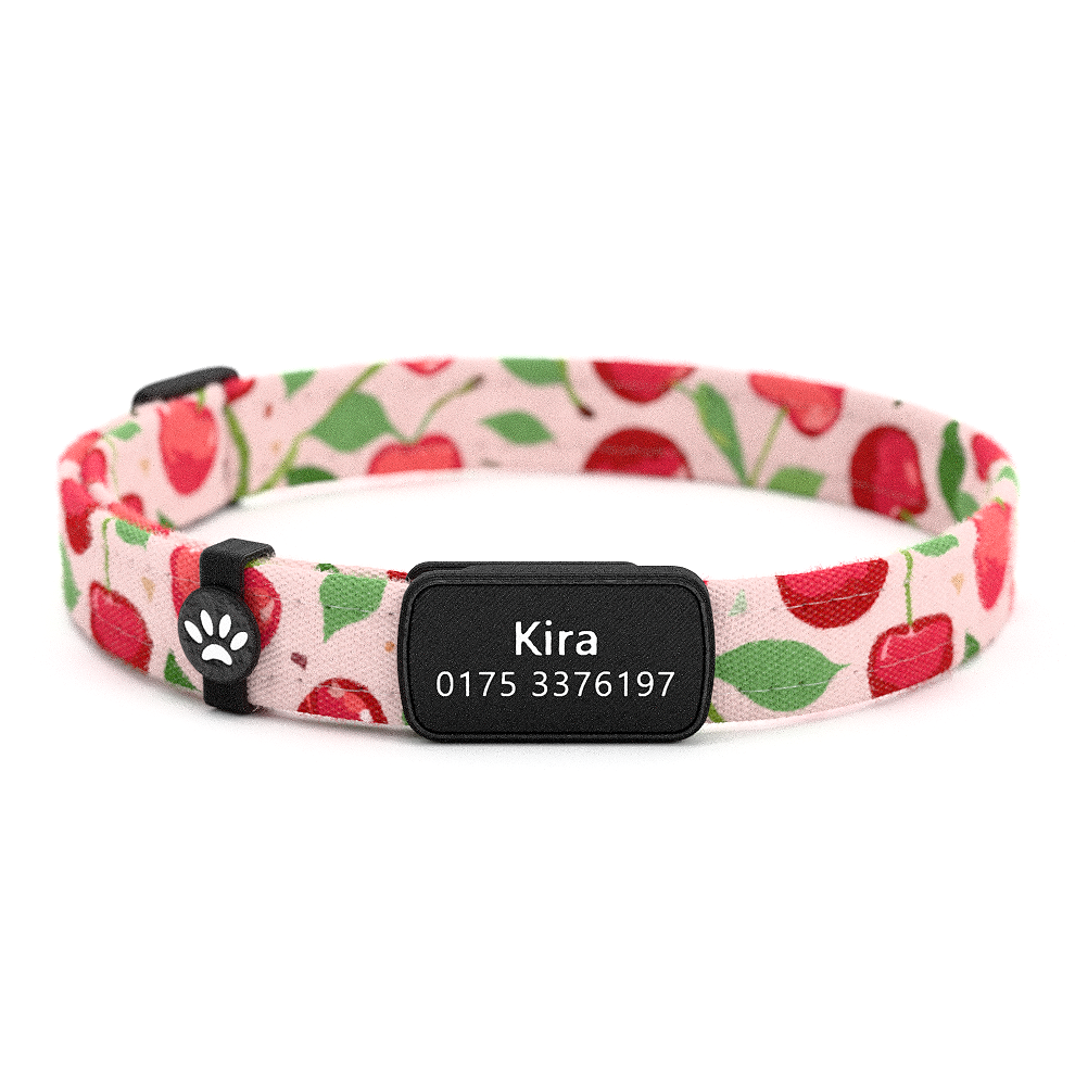 Katzenhalsband "Kira" Kirsche