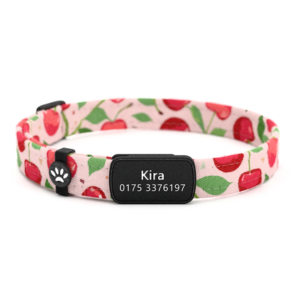 Katzenhalsband "Kira" Kirsche