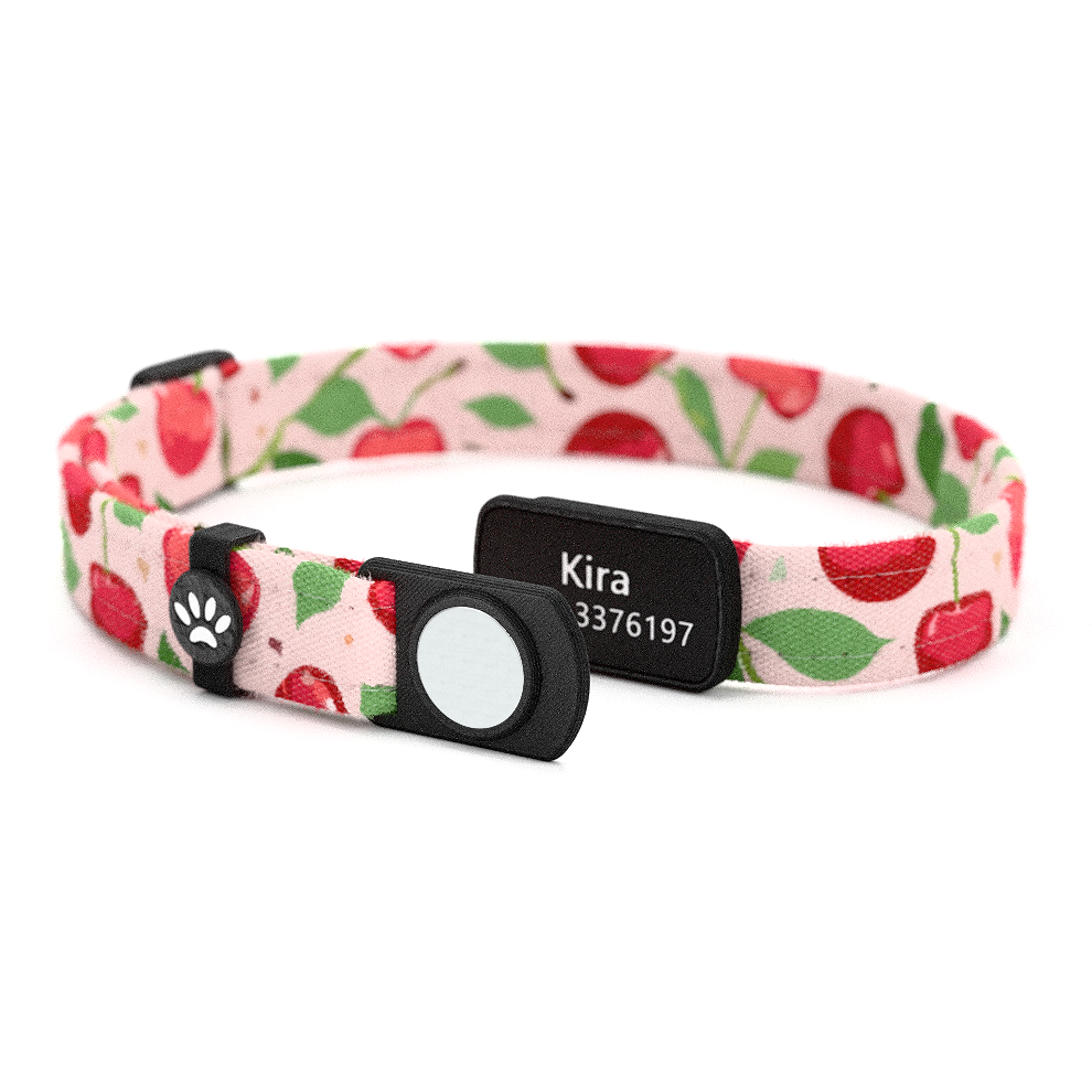 Katzenhalsband "Kira" Kirsche