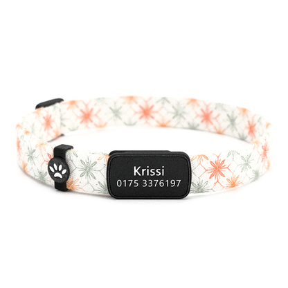 Katzenhalsband "Krissi" Kristalle