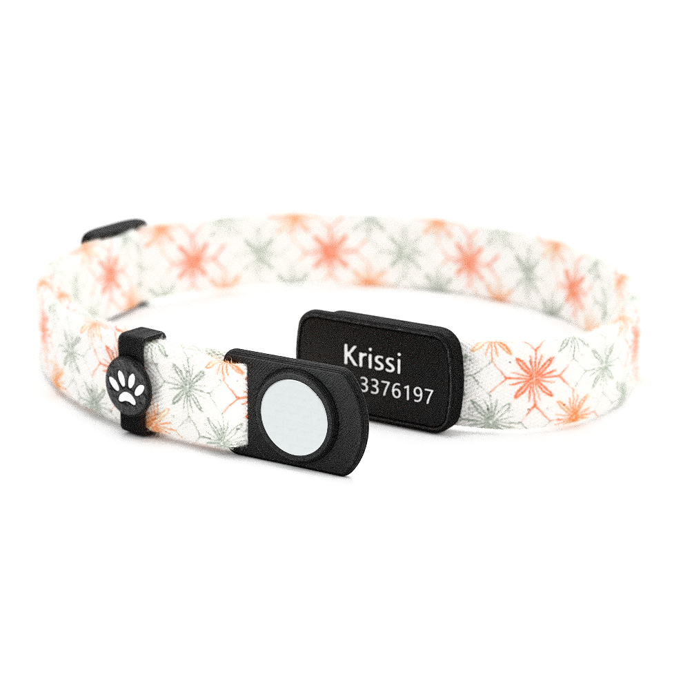 Katzenhalsband "Krissi" Kristalle