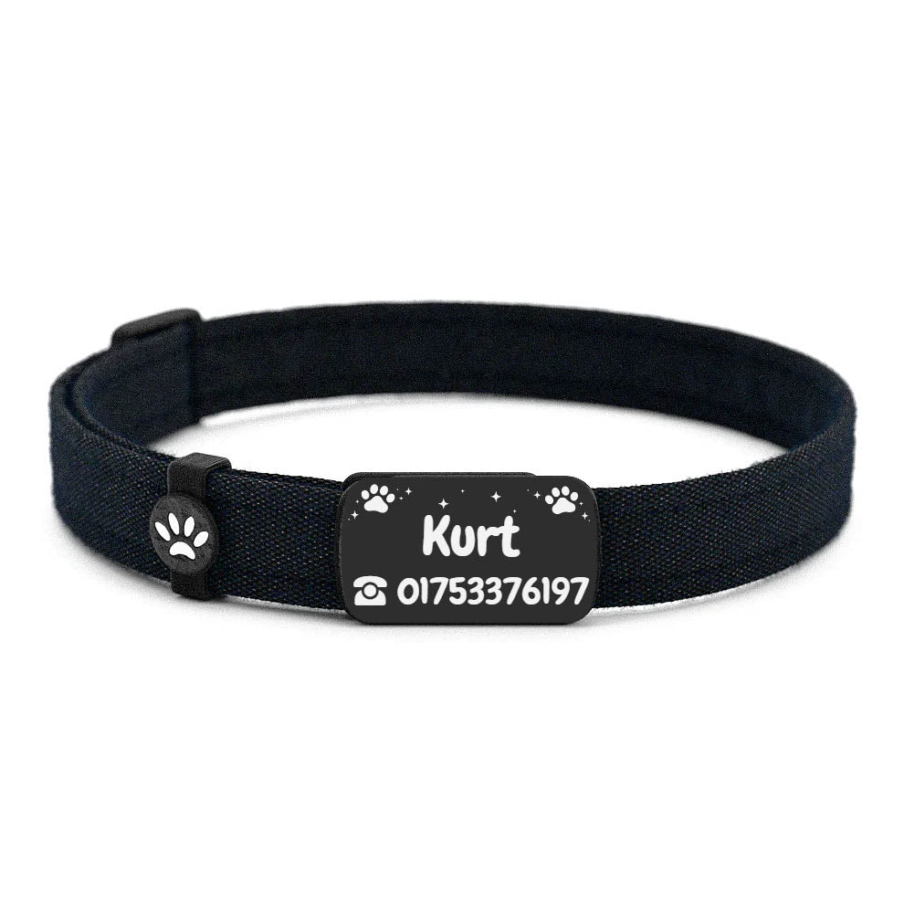 KURT Personalisiertes Katzenhalsband mit Magnetverschluss