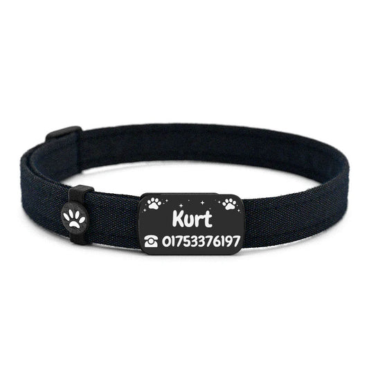 KURT Personalisiertes Katzenhalsband mit Magnetverschluss