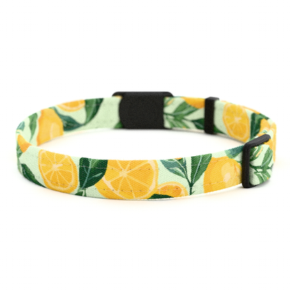 Katzenhalsband "Lemmy" Zitrone