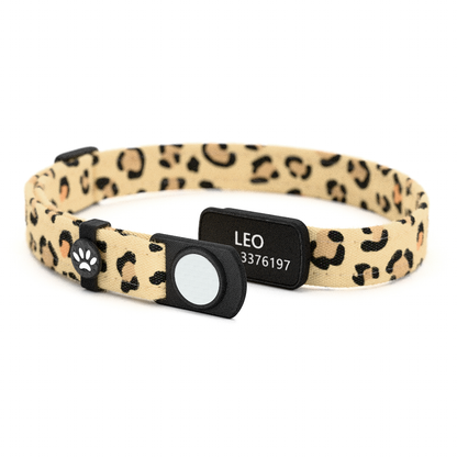 Katzenhalsband "Leo" Leopard