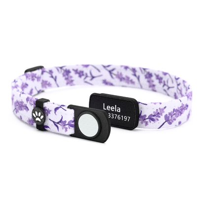 Katzenhalsband "Leela" Lavendel