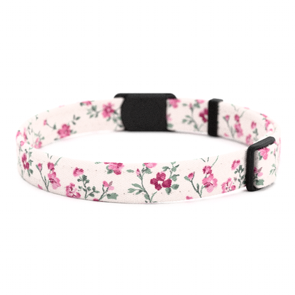 Katzenhalsband "Lina" Pink Lila Blümchen