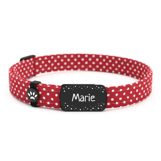 MARIE Personalisiertes Katzenhalsband mit Magnetverschluss