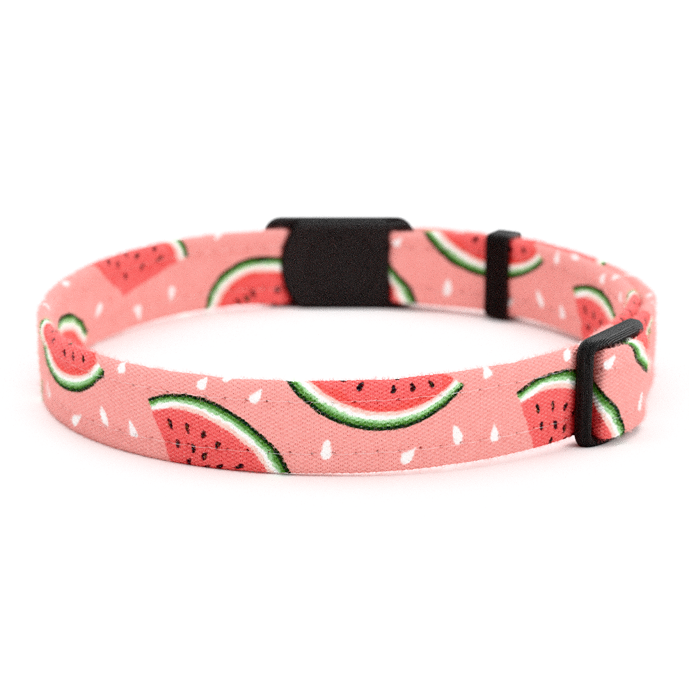 Katzenhalsband "Melonie" Wassermelone