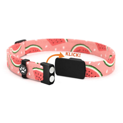 MELONIE Personalisiertes Katzenhalsband mit Magnetverschluss