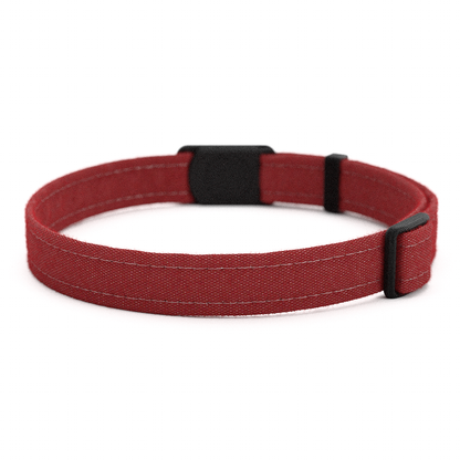 Katzenhalsband "Merlot" Bordeauxrot Uni