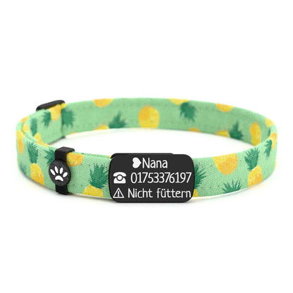 NANA Personalisiertes Katzenhalsband mit Magnetverschluss