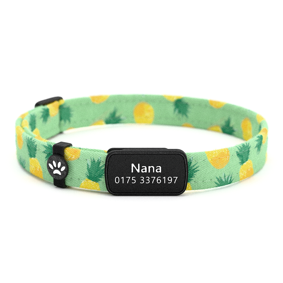 Katzenhalsband "Nana" Ananas