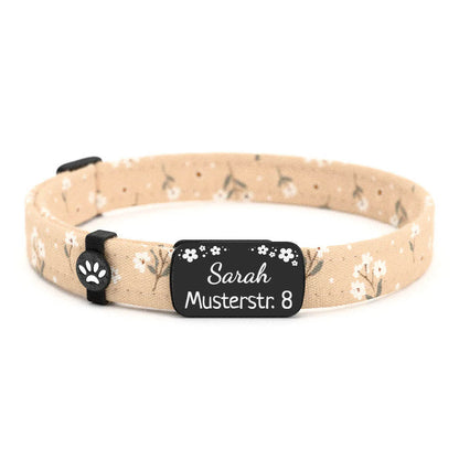 SAHRA Personalisiertes Katzenhalsband mit Magnetverschluss