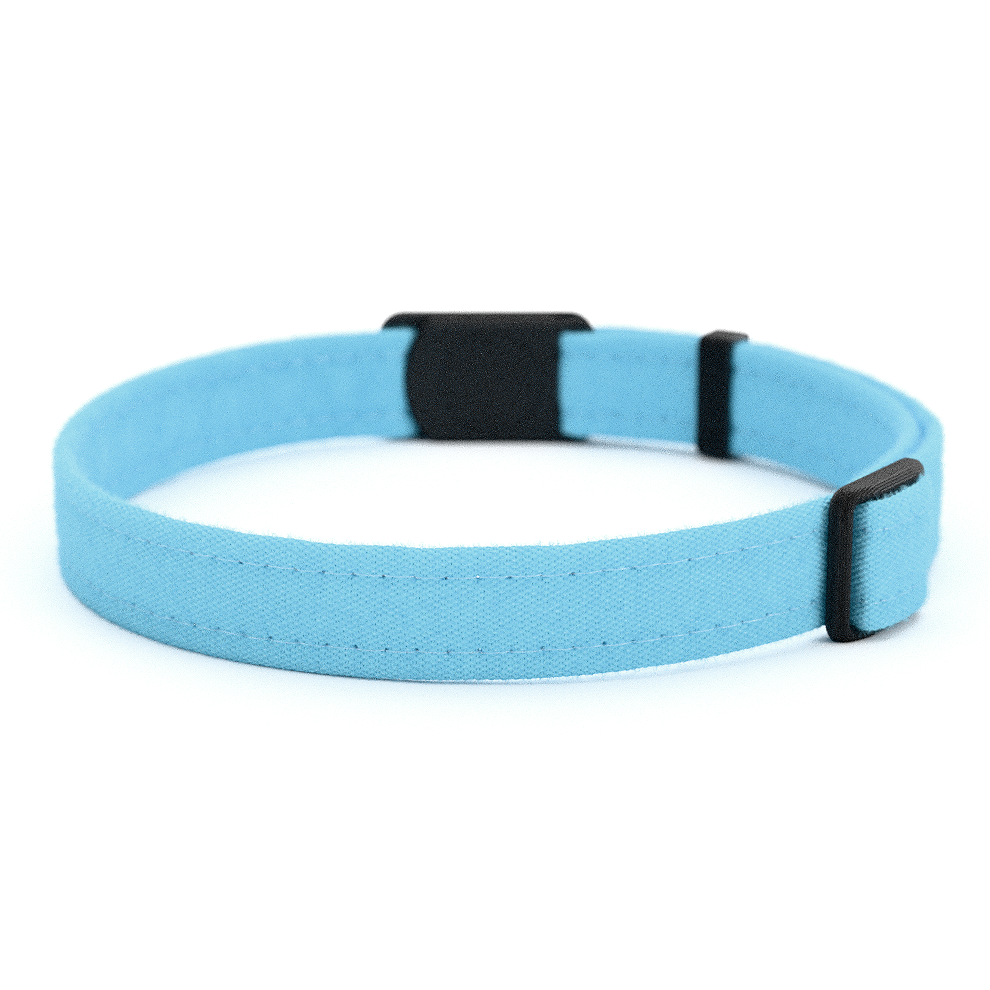 Katzenhalsband "Skyler" Hellblau Uni