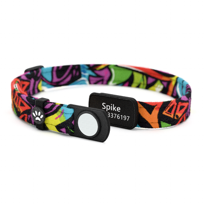 Katzenhalsband "Spike" Graffiti