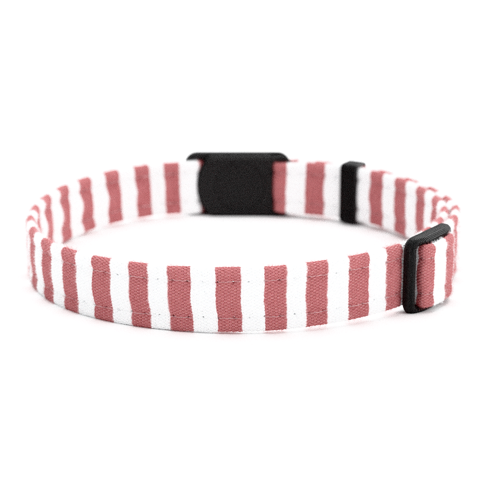 Katzenhalsband "Stripe" Rote Streifen