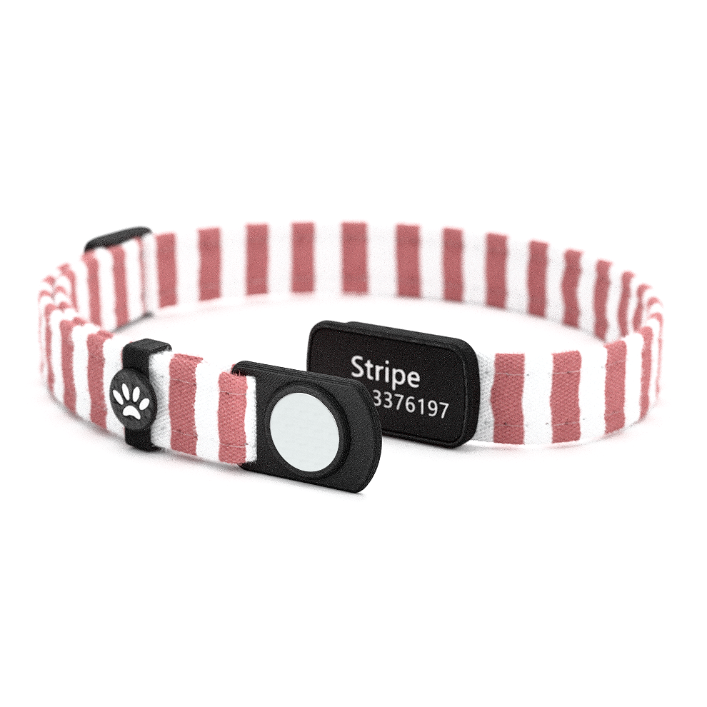 Katzenhalsband "Stripe" Rote Streifen