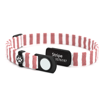 Katzenhalsband "Stripe" Rote Streifen