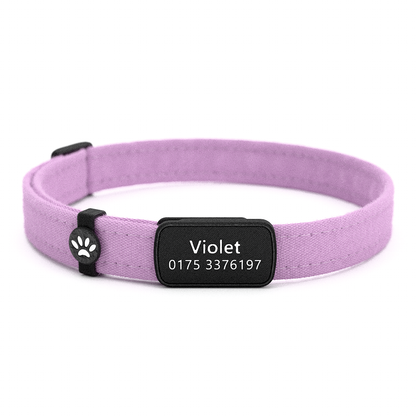 Katzenhalsband "Violet" Lila Uni